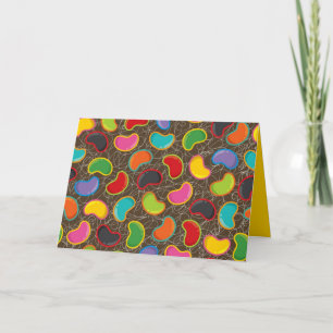 Colorful & Fun Jellybean Pop Madness Retro Snoep Kaart