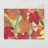 Colorful Fun met Herfst Autumn Leaves Briefkaarten (Voorkant)