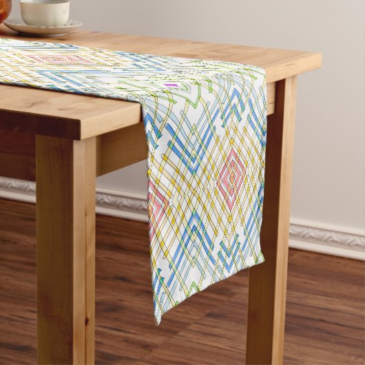 Colorful Fun Table Runner Korte Tafelloper (Voorbeeld)