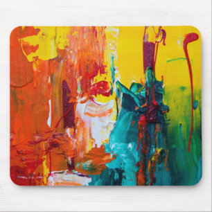 Colorful Funky Abstract Muismat