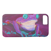 Colorful funky frog iPhone 7 hoesje (Achterkant (Horizontaal))