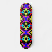 Colorful Funky Geometric Pattern Persoonlijk Skateboard (Voorkant)