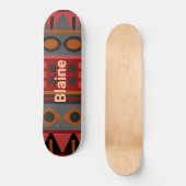 Colorful Funky Pattern Persoonlijk Skateboard (Voorkant)