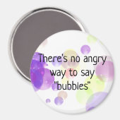 Colorful Funny Bubbles Cirkel Magnet (Voorkant / Achterkant)
