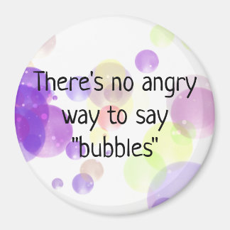 Colorful Funny Bubbles Cirkel Magnet