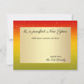 Colorful Funny Cat Catmas nieuwjaarskaart Feestdagenkaart (Achterkant)