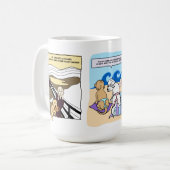 Colorful Funny Dog Cartoon Coffee Mok (Voorkant links)