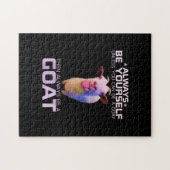 Colorful Funny Goat Gift Legpuzzel (Horizontaal)