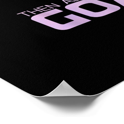 Colorful Funny Goat Gift Poster (Hoek)