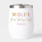 Colorful Funny Midlife Good Wines 50th Birthday (Voorkant)