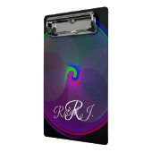 Colorful Fused Center Geometric Mini Clipboard Klembord (Angled2)