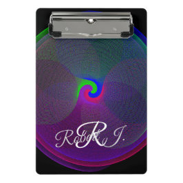 Colorful Fused Center Geometric Mini Clipboard Klembord