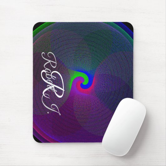 Colorful Fused Center Geometric Mouse Pad Muismat (Met muis)