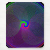 Colorful Fused Center Geometric Mouse Pad Muismat (Voorkant)