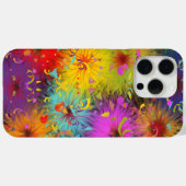Colorful Fuzzy Splat en Confetti Case-Mate iPhone Case (Achterkant (horizontaal))