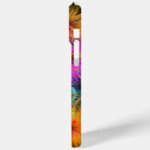 Colorful Fuzzy Splat en Confetti Case-Mate iPhone Case (Achterkant / Links)