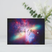 Colorful Galaxy Bedankkaart (Staand voorkant)