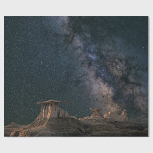 Colorful Galaxy Cadeaupapier (Vlak)