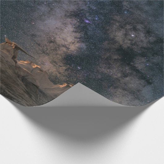 Colorful Galaxy Cadeaupapier (Hoek)