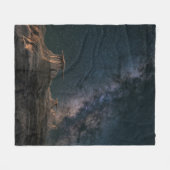 Colorful Galaxy Fleece Deken (Voorkant (Horizontaal))