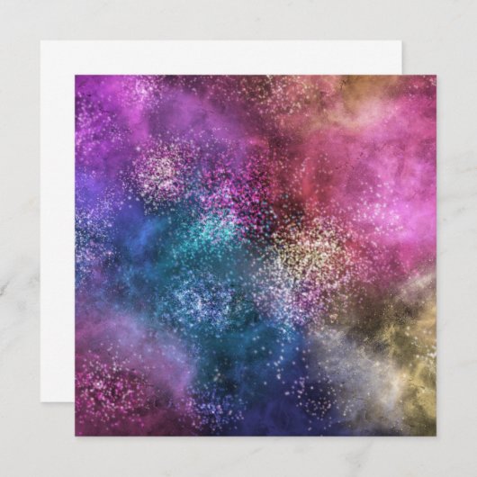 Colorful Galaxy Pattern (Voorkant / Achterkant)