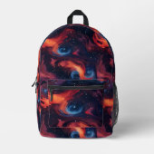 Colorful Galaxy Pattern Bedrukte Rugzak (Voorkant)