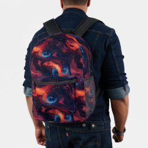 Colorful Galaxy Pattern Bedrukte Rugzak
