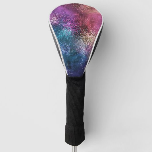 Colorful Galaxy Pattern Golfheadcover (Voorkant)