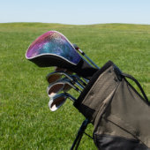 Colorful Galaxy Pattern Golfheadcover (Insitu)