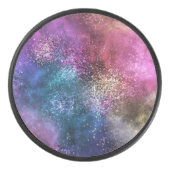 Colorful Galaxy Pattern Hockey Puck (Voorkant)