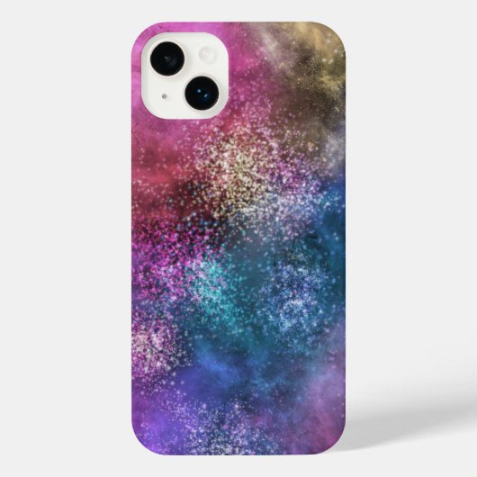 Colorful Galaxy Pattern iPhone Hoesje (Achterkant)