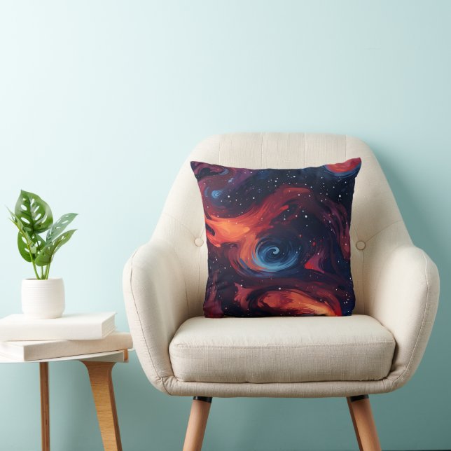 Colorful Galaxy Pattern Kussen (Stoel)