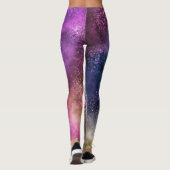 Colorful Galaxy Pattern Leggings (Achterkant)