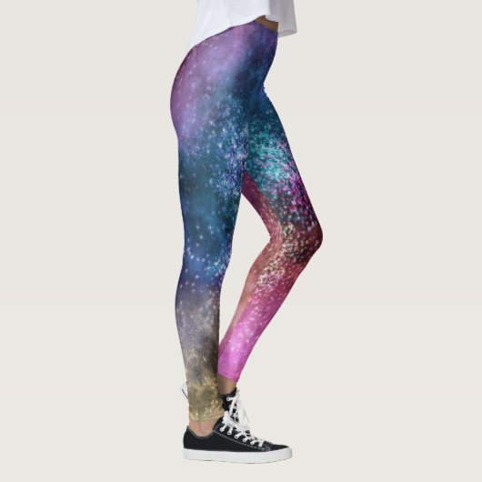 Colorful Galaxy Pattern Leggings (Rechts)