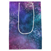 Colorful Galaxy Pattern Medium Cadeauzakje (Achterkant)