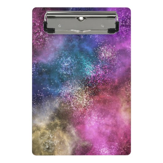 Colorful Galaxy Pattern Mini Klembord (Voorkant)