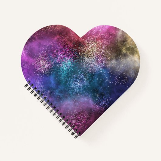 Colorful Galaxy Pattern Notitieboek (Voorkant)