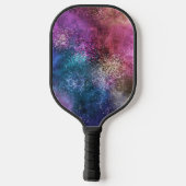 Colorful Galaxy Pattern Pickleball Paddle (Achterkant)