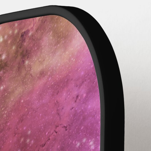 Colorful Galaxy Pattern Pickleball Paddle (Links Detail)