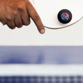 Colorful Galaxy Pattern Pingpongbal (Peddel)