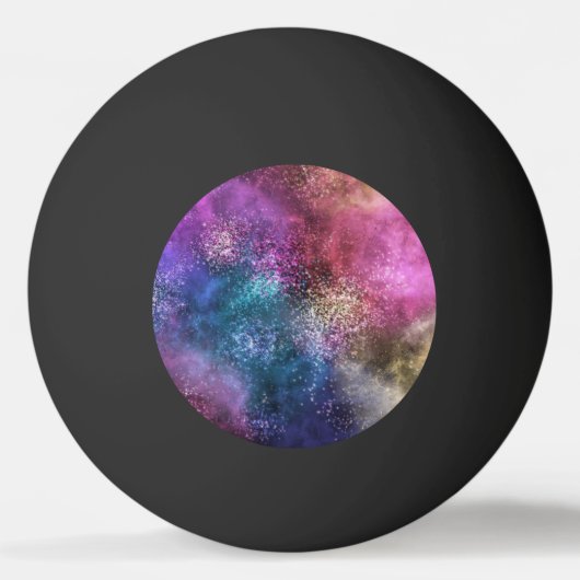 Colorful Galaxy Pattern Pingpongbal (Achterkant)