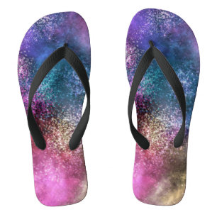 Colorful Galaxy Pattern Teenslippers