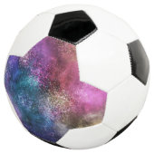 Colorful Galaxy Pattern Voetbal (Drie kwart)