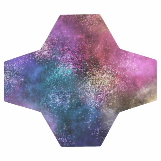 Colorful Galaxy Pattern Voetbal (Enkel)