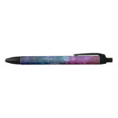 Colorful Galaxy Pattern Zwarte Inkt Pen (Bovenkant)