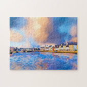 Colorful Galway Ireland Jigzaag Puzzle Legpuzzel (Horizontaal)