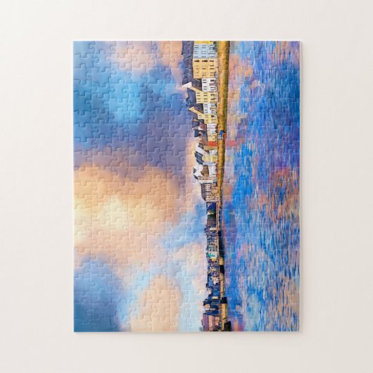Colorful Galway Ireland Jigzaag Puzzle Legpuzzel (Verticaal)