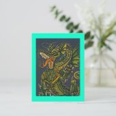 COLORFUL GAMING-STYLE DRAGON ~ PARTY INVITATION KAART (Staand voorkant)