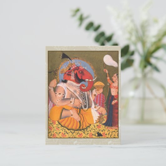 Colorful Ganesh Artwork on Cards Briefkaart (Staand voorkant)