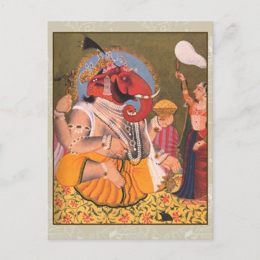 Colorful Ganesh Artwork on Cards Briefkaart (Voorkant)